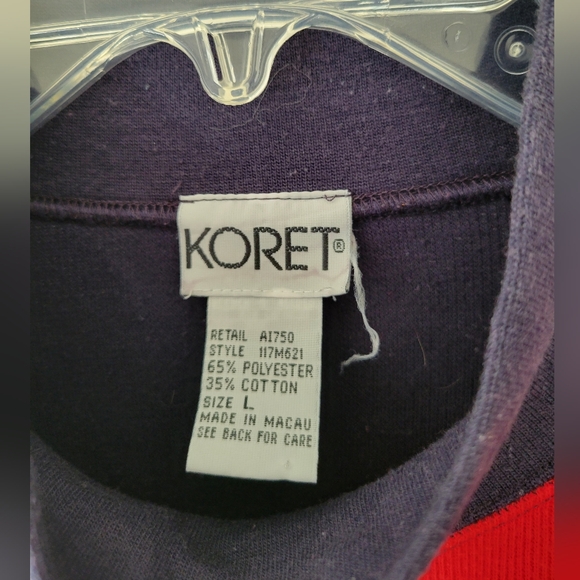 Koret vintage sweatshirt size L - Picture 3 of 3